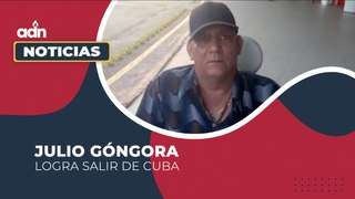 Julio Góngora logra salir de Cuba
