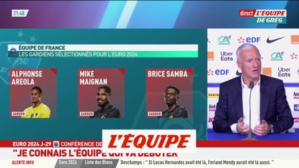 Bleus : Deschamps : « Barcola a cette capacité de créer des différences » - Foot - Euro 2024