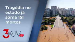 Rio Guaíba recua no RS, mas Lagoa dos Patos sobe e avança nas cidades