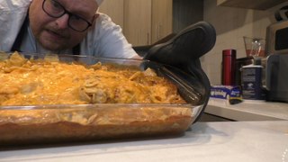 Tank Cooks Cheesy Mexican Chicken