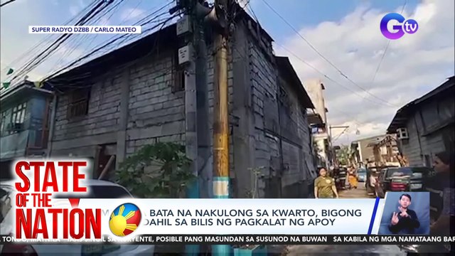 Kambal na bata, nasawi sa sunog sa Tondo, Maynila | SONA