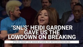 'SNL's' Heidi Gardner Explains What She Was Thinking When She Couldn't Stop Laughing During Ryan Gosling's Beavis And Butt-head Sketch Master