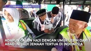 Jemaah Haji Tertua Usia 109 Tahun Bagikan Ceritanya saat di Embarkasi Surabaya