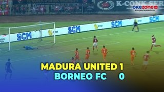 Highlight Semifinal Leg Pertama Championship Series Liga 1 2023-2024 : Madura United Bekuk Borneo FC 1-0