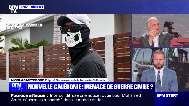 Nicolas Metzdorf (député Renaissance de la Nouvelle-Calédonie): On peut basculer dans la guerre civile, les Calédoniens se protègent eux-mêmes