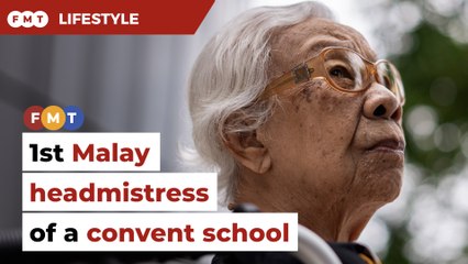 Ramlah Mohamed, 1st Malay headmistress of a Convent school