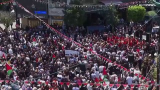 وسط الألام والدموع ... الفلسطينيون في رام الله يحيون الذكرى الـ 76 للنكبة