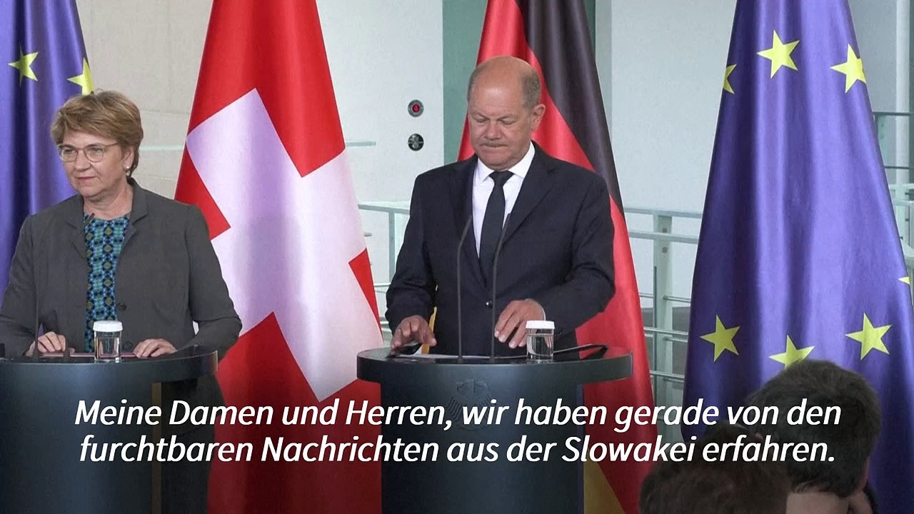 Scholz erschüttert von 'feigem Anschlag' auf slowakischen Regierungschef Fico