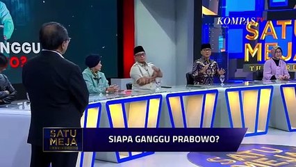 Pernyataan Jangan Ganggu Prabowo, Yandri: Tenang! Prabowo Presiden Semua Anak Bangsa | SATU MEJA