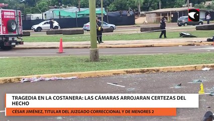 Tragedia en la Costanera las cámaras arrojaran certezas del hecho