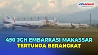 Mengalami Gangguan Mesin, Pesawat Angkut Jemaah Calon Haji Kloter 5 Embarkasi Makassar Mendarat Darurat