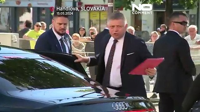 Slovacchia: le immagini dell'attentato al premier Robert Fico