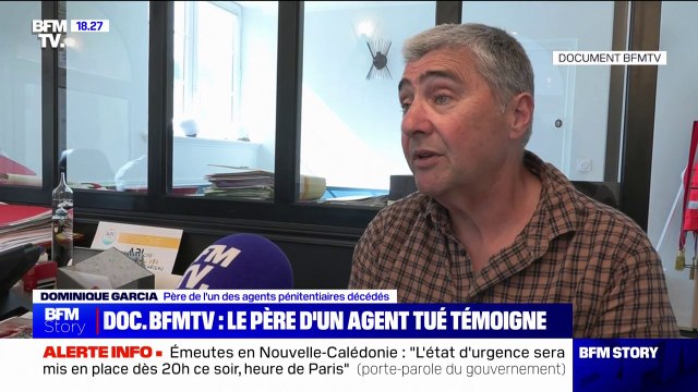 Il adorait son métier : le père d'un des agents tué lors de l'attaque du fourgon pénitentiaire témoigne sur BFMTV