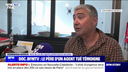 "Il adorait son métier": le père d'un des agents tué lors de l'attaque du fourgon pénitentiaire témoigne sur BFMTV