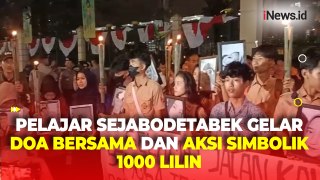 Pelajar se-Jabodetabek Gelar Doa Bersama dan Aksi Simbolik 1.000 Lilin di Depan Kantor Kemendikbud, Kenang Korban Kecelakaan Maut di Subang
