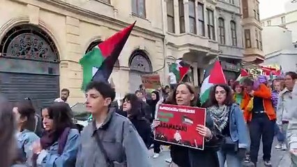 Yüzlerce kişi Filistin için Eminönü'ne yürüyor: Nehirden denize özgür Filistin