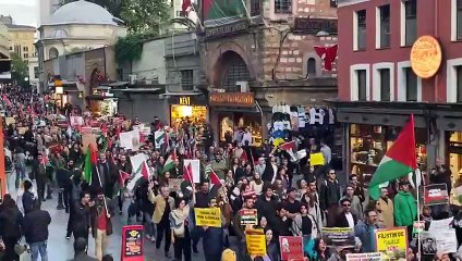 İstanbul'da Nakba anması: Katil ABD, Ortadoğu'dan defol!