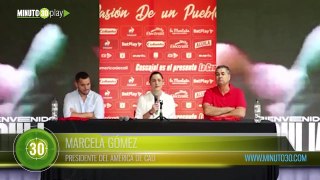 Al América llegó alguien de hueso rojo Marcela Gómez sobre la llegada del Polilla Da Silva