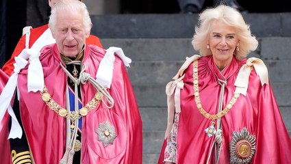 Watch: King and Queen don lavish robes at St Paul’s Cathedral service
