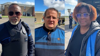 Le personnel de la prison de Villepinte se mobilise au lendemain de la mort de deux agents pénitentiaires