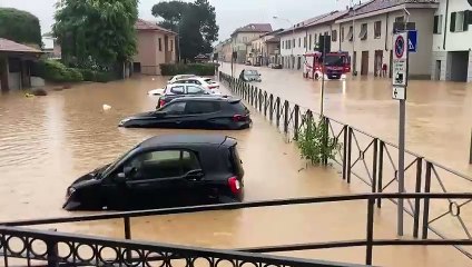 Bellinzago Lombardo, gravi allagamenti in tutto il Comune dopo il nubifragio