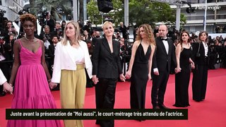 PHOTOS Judith Godrèche : Geste très fort avec sa fille Tess sur les marches du Festival de Cannes