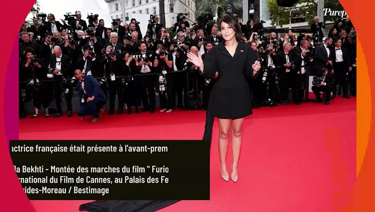 PHOTOS Leïla Bekhti à Cannes : première apparition depuis la naissance surprise de son 4e enfant, elle porte un détail engagé