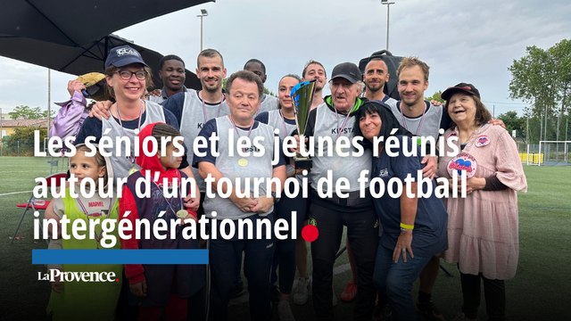 Les séniors et les jeunes réunis autour d’un tournoi de football intergénérationnel