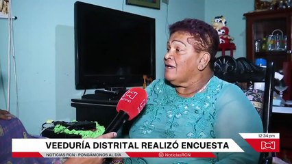 El 34% de las familias de Bogotá no pueden comer tres veces al día, según la Veeduría Distrital