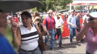 La Resistencia hondureña de nuevo en las calles en movilización contra la política de hambre y terror