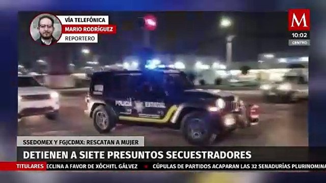 Detienen a banda de secuestradores en Tecámac, rescatan a una víctima