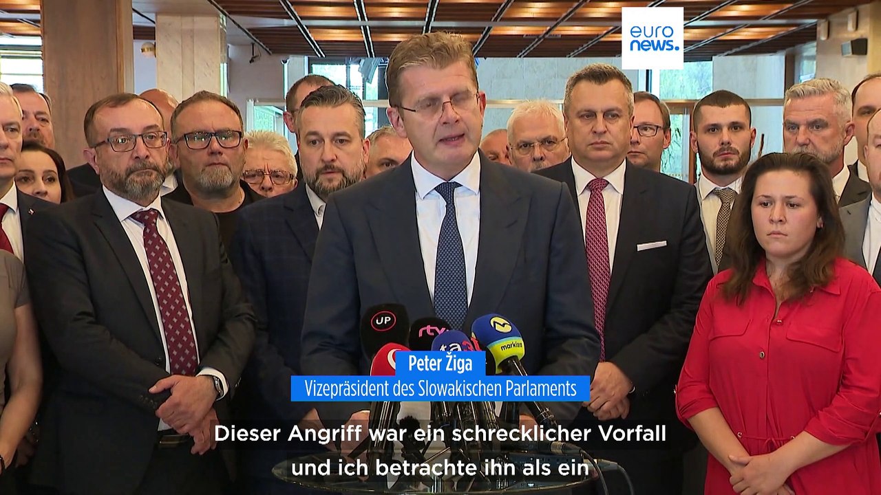 'Abscheulicher Angriff': Politiker weltweit verurteilen Angriff auf Fico