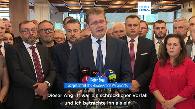 Abscheulicher Angriff : Politiker weltweit verurteilen Angriff auf Fico