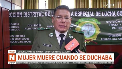 mujer muere mientras se duchaba