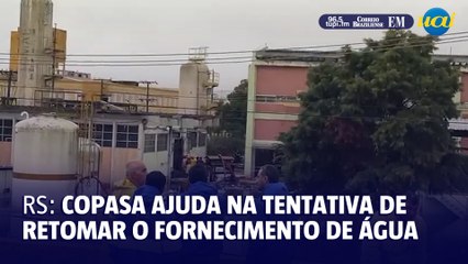Copasa concentra esforços em Porto Alegre para restabelecer o fornecimento de água