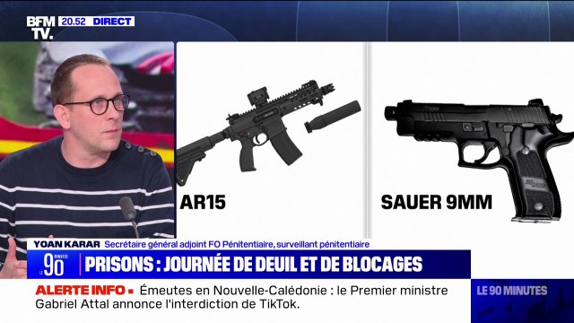 Yoan Karar (surveillant pénitentiaire) sur le fourgon attaqué: Il faut que l'on puisse agir à armes égales dès l'instant où on tomberait face à des commandos