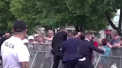 Así ha sido el momento del disparo contra Robert Fico, el primer ministro de Eslovaquia
