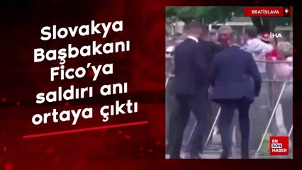 Slovakya Başbakanı Fico’ya saldırı anı ortaya çıktı