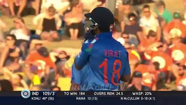Virat Kohli 123 off 111 _ NZ vs IND 2014 _ 1st ODI Napier