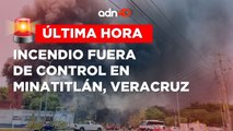 ¡Última Hora! Fuerte incendio en Minatitlán, Veracruz