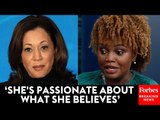 JUST IN: Karine Jean-Pierre Asked Point Blank About VP Kamala Harris Dropping The F-Bomb