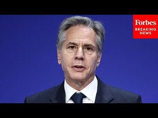 BREAKING: Secretary Blinken Delivers Remarks After Meeting With President Zelenskyy In Ukraine
