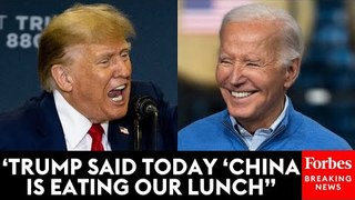 BREAKING NEWS: President Biden Gets Big Laugh When Responding To Trump Criticism About China
