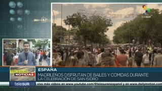 Madrileños continúan las fiestas en Las Praderas de San Isidro