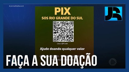 RECORD, SBT e RedeTV se unem e arrecadam doações para ajudar o Rio Grande do Sul