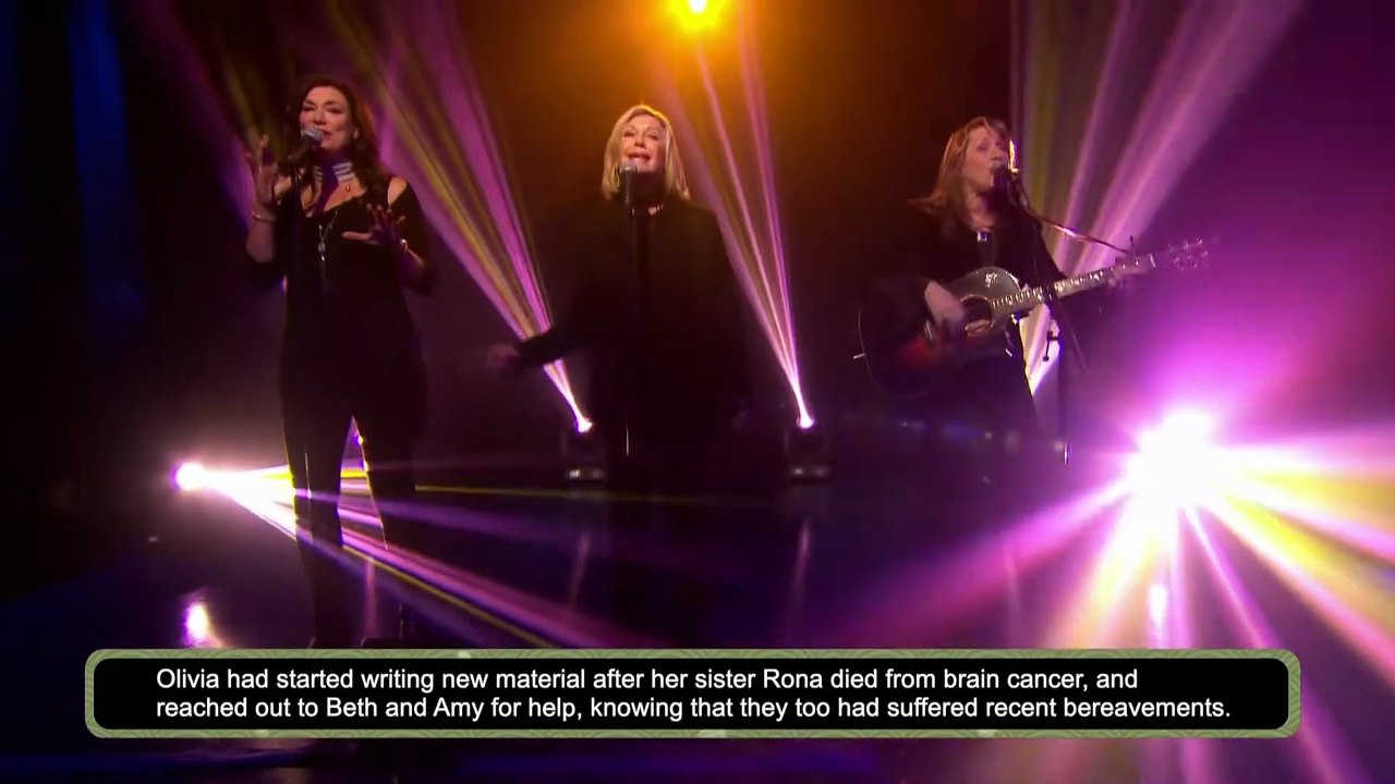 OLIVIA NEWTON-JOHN, AMY SKY, BETH NIELSEN CHAPMAN - Stone in my Pocket (BBC One Show 2017)