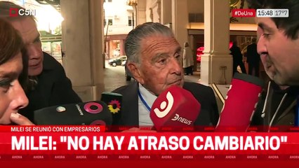 Eurnekian a Milei: "Si me pide que invierta, yo digo que ponga las bolas y dirija el país”