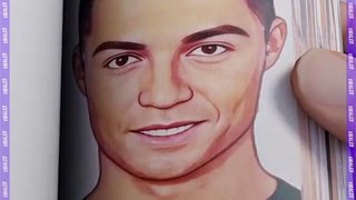 #Virales | Un artista dibuja a Cristiano Ronaldo realizando el tren de azoka.