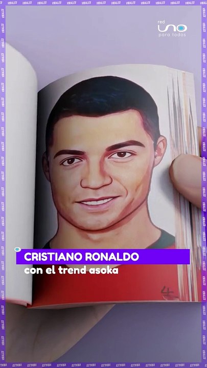 #Virales | Un artista dibuja a Cristiano Ronaldo realizando el tren de azoka.