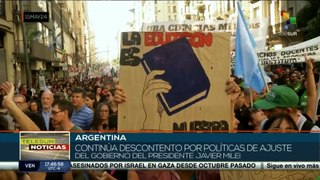 Pueblo Argentino a pesar de protestas no ha recibido respuestas del presidente Milei